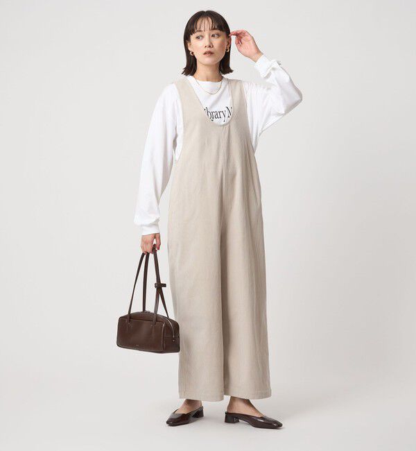 UNITED ARROWS green label relaxing「オルマイ コール ジャージー オールインワン マシンウォッシャブル ストレッチ」|オールインワン|