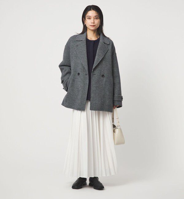 UNITED ARROWS green label relaxing「［size SHORTあり］FOXブレンド セッケツ ノーカラー カーディガン」|カーディガン|