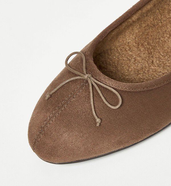 UNITED ARROWS green label relaxing「ウォーム バレエシューズ / フラットシューズ 撥水」|バレエシューズ|