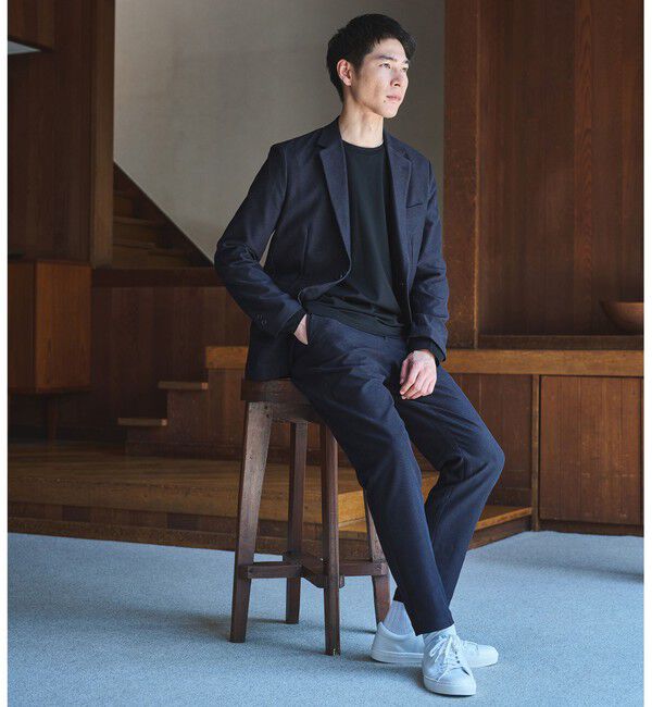 UNITED ARROWS green label relaxing「ピケ コーデュロイ ナロー ジャケット -ストレッチ-」|テーラードジャケット|