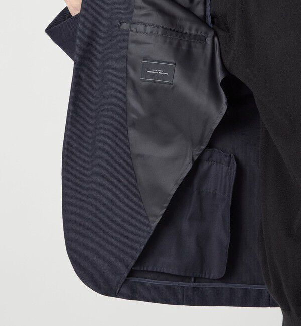 UNITED ARROWS green label relaxing「ピケ コーデュロイ ナロー ジャケット -ストレッチ-」|テーラードジャケット|