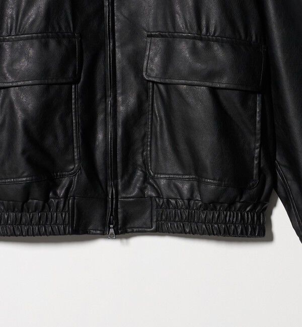 UNITED ARROWS green label relaxing「A2 レザーライク ブルゾン」|ブルゾン・スタジャン|