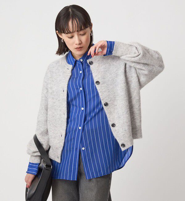 UNITED ARROWS green label relaxing「アルパカブレンド クルーネック カーディガン」|カーディガン|