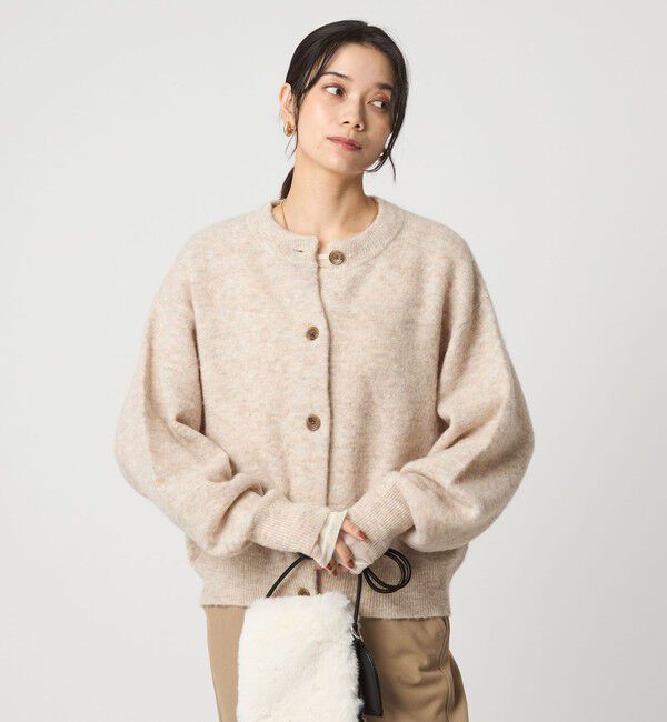 UNITED ARROWS green label relaxing「アルパカブレンド クルーネック カーディガン」|カーディガン|