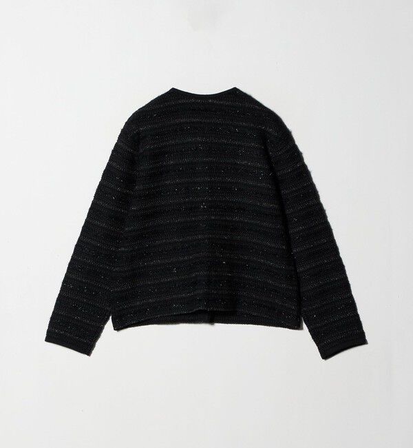 UNITED ARROWS green label relaxing「ミックスツイードライク ノーカラー ニット カーディガン」|カーディガン|