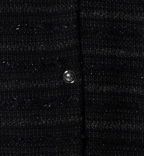 UNITED ARROWS green label relaxing「ミックスツイードライク ノーカラー ニット カーディガン」|カーディガン|