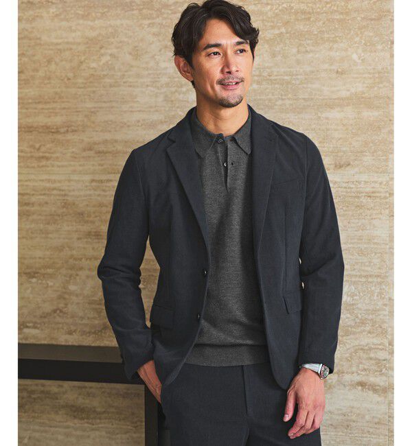 UNITED ARROWS green label relaxing「【WEB限定】JUST fit コーデュロイ ナロー セットアップ -ストレッチ-」|テーラードジャケット|