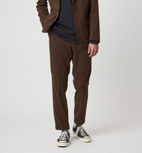 UNITED ARROWS green label relaxing「【WEB限定】JUST fit コーデュロイ ナロー セットアップ -ストレッチ-」|テーラードジャケット|