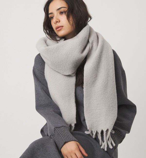 UNITED ARROWS green label relaxing「バルキーマフラー / ストール」|マフラー|LT.GRAY