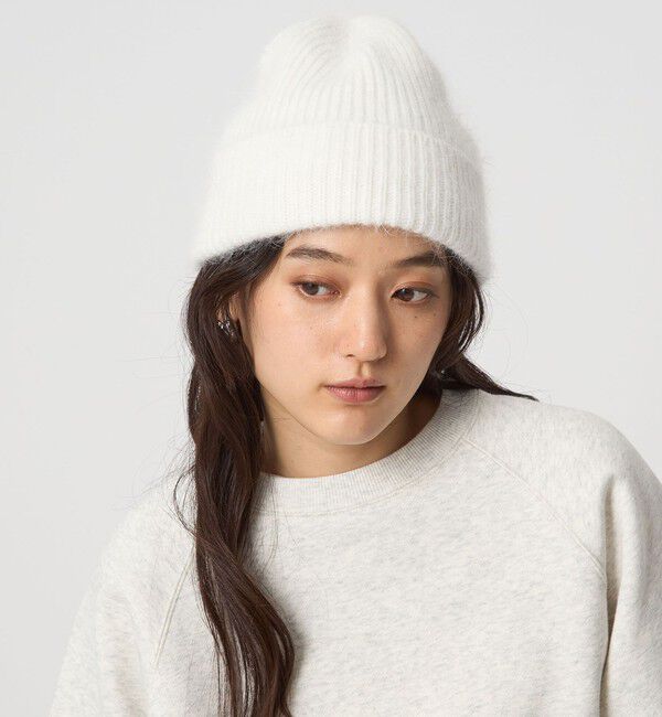 UNITED ARROWS green label relaxing「リブ ニットキャップ 2 / ニット帽」|キャップ・キャスケット|OFF WHITE
