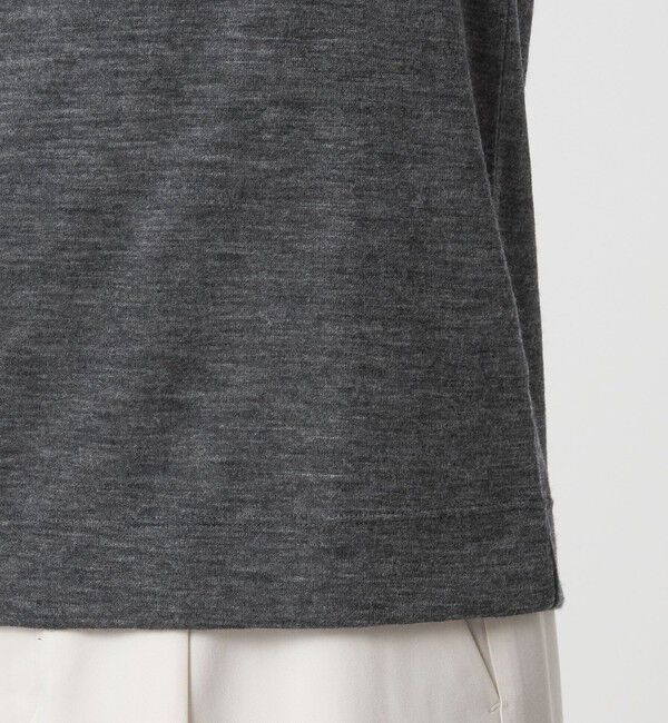 UNITED ARROWS green label relaxing「ウール フライス クルーネック カットソー  ウォッシャブル」|Tシャツ・カットソー|