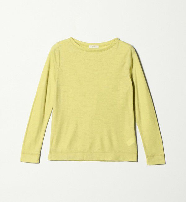 UNITED ARROWS green label relaxing「ウール フライス クルーネック カットソー  ウォッシャブル」|Tシャツ・カットソー|