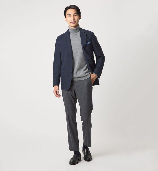 UNITED ARROWS green label relaxing「Super 120&rsquo;s ハイゲージ タートルネック ニット」|ニット・セーター|