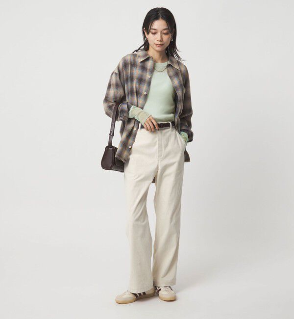 UNITED ARROWS green label relaxing「チュール ドッキング シアー プルオーバー」|Tシャツ・カットソー|