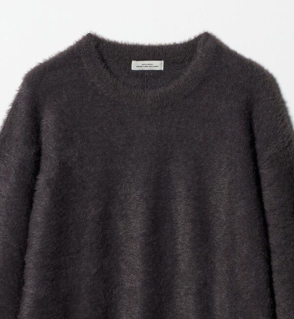 UNITED ARROWS green label relaxing「【WEB限定】＜at ease＞フェザーヤーン プルオーバー ニット」|ニット・セーター|