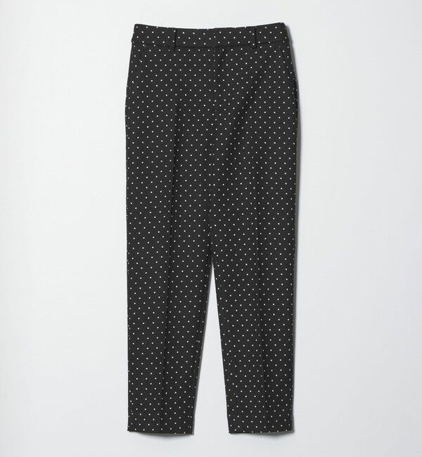 UNITED ARROWS green label relaxing「キチントボトムス ドット ジャガード ALLFIT テーパード パンツ ウォッシャブル ストレッチ」|スラックス|
