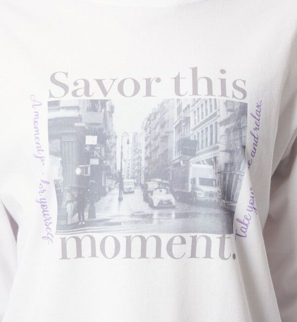 UNITED ARROWS green label relaxing「【WEB限定】＜at ease＞アソート フォト  ロングスリーブ カットソー」|Tシャツ・カットソー|