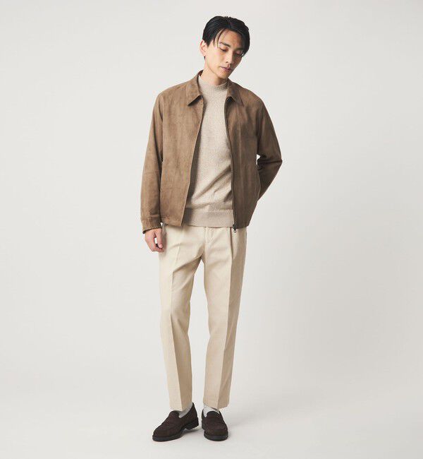 UNITED ARROWS green label relaxing「DC コットン 1プリーツ ストレート ドレスチノ パンツ」|スラックス|