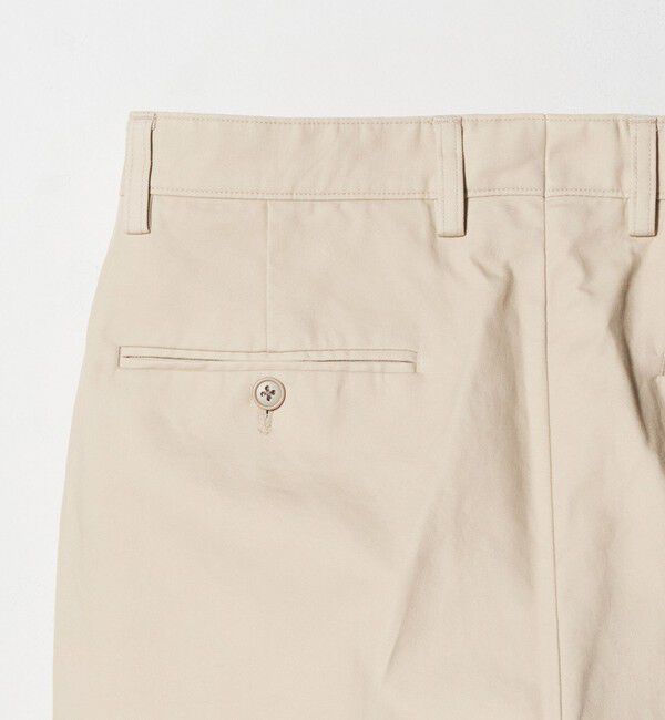 UNITED ARROWS green label relaxing「DC コットン 1プリーツ ストレート ドレスチノ パンツ」|スラックス|