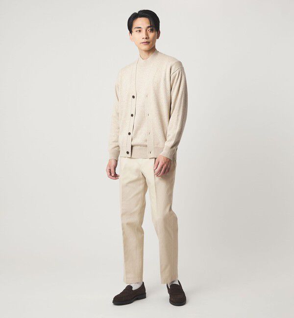 UNITED ARROWS green label relaxing「DC コットン 1プリーツ ストレート ドレスチノ パンツ」|スラックス|