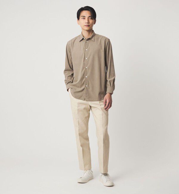 UNITED ARROWS green label relaxing「DC コットン 1プリーツ ストレート ドレスチノ パンツ」|スラックス|