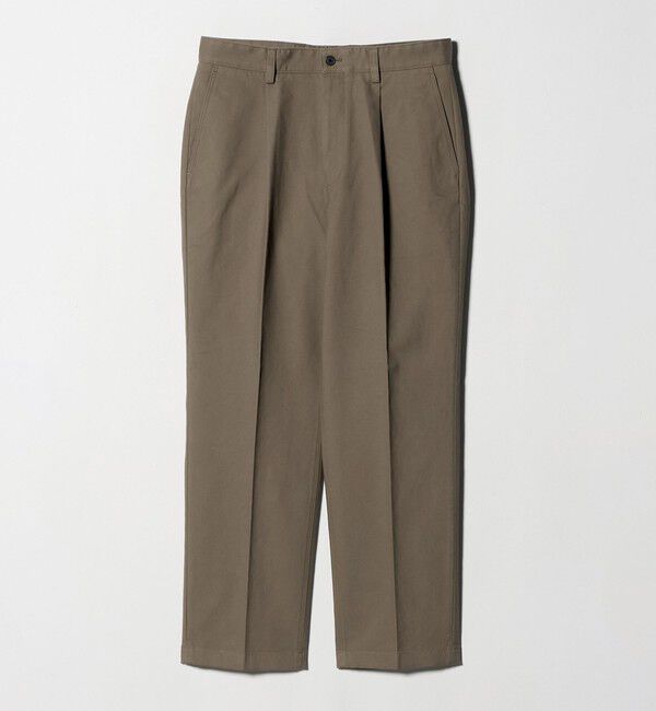 UNITED ARROWS green label relaxing「DC コットン 1プリーツ ストレート ドレスチノ パンツ」|スラックス|
