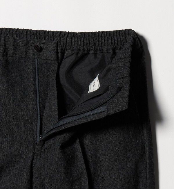 UNITED ARROWS green label relaxing「DC W/LI デニムライク ワイド 1プリーツ イージーパンツ」|スラックス|