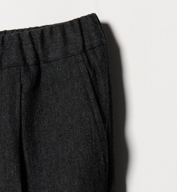 UNITED ARROWS green label relaxing「DC W/LI デニムライク ワイド 1プリーツ イージーパンツ」|スラックス|