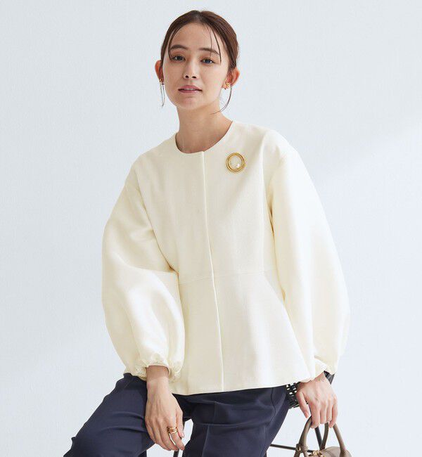 UNITED ARROWS green label relaxing「［size SHORTあり］fleurie(フルリー) フォルム ジャケット」|ノーカラージャケット|