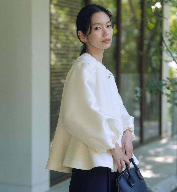 UNITED ARROWS green label relaxing「［size SHORTあり］fleurie(フルリー) フォルム ジャケット」|ノーカラージャケット|