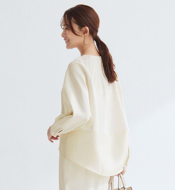 UNITED ARROWS green label relaxing「［size SHORTあり］fleurie(フルリー) フォルム プルオーバー ブラウス」|シャツ・ブラウス|