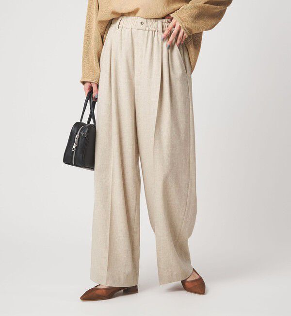 UNITED ARROWS green label relaxing「【結論シリーズ】ニーハイワイドパンツ［size SHORT/TALLあり］」|その他|