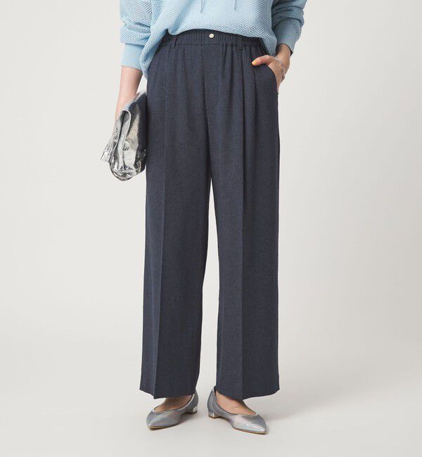 UNITED ARROWS green label relaxing「【結論シリーズ】ニーハイワイドパンツ［size SHORT/TALLあり］」|その他|