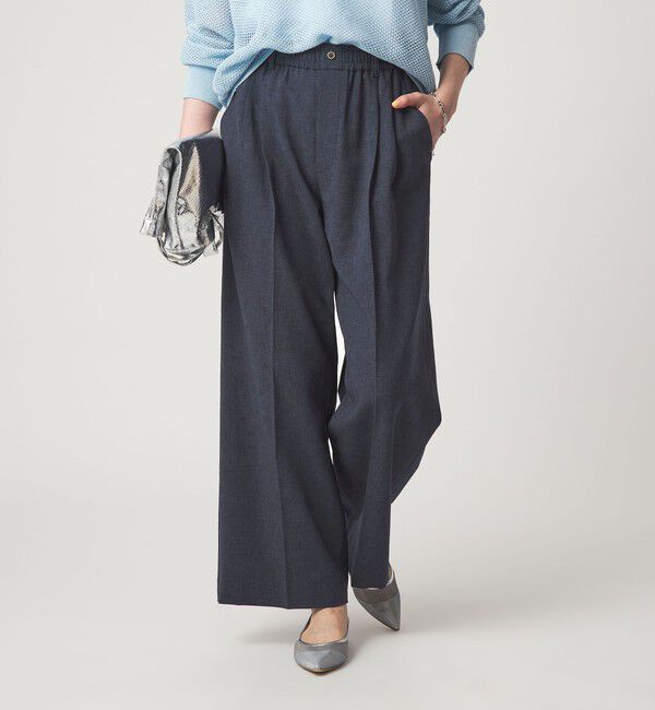 UNITED ARROWS green label relaxing「【結論シリーズ】ニーハイワイドパンツ［size SHORT/TALLあり］」|その他|