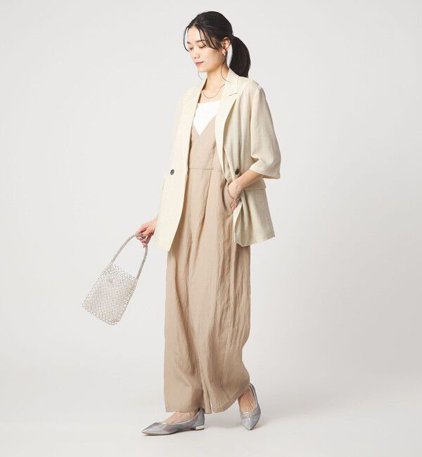 UNITED ARROWS green label relaxing「【結論シリーズ】シアーエアミドルスリーブジャケット［size SHORTあり］」|テーラードジャケット|