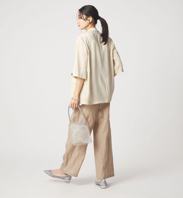 UNITED ARROWS green label relaxing「【結論シリーズ】シアーエアミドルスリーブジャケット［size SHORTあり］」|テーラードジャケット|