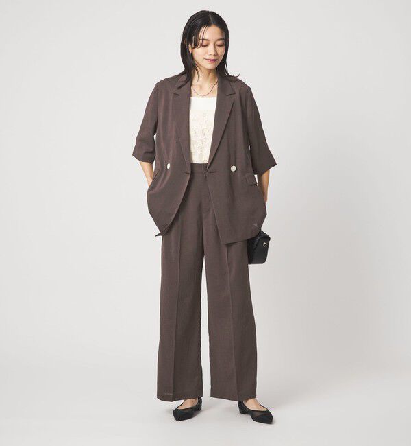 UNITED ARROWS green label relaxing「【結論シリーズ】シアーエアミドルスリーブジャケット［size SHORTあり］」|テーラードジャケット|