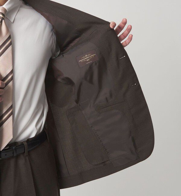 UNITED ARROWS green label relaxing「VITALE BARBERIS CANONICO ラスティック 無地 3B CLS/D スーツジャケット セットアップジャケット」|スーツ|