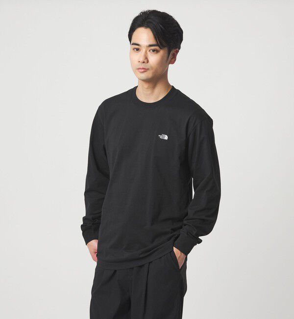 UNITED ARROWS green label relaxing「＜THE NORTH FACE＞フラッシュドライ ヌプシ ロングスリーブ 長袖 Tシャツ」|Tシャツ・カットソー|BLACK