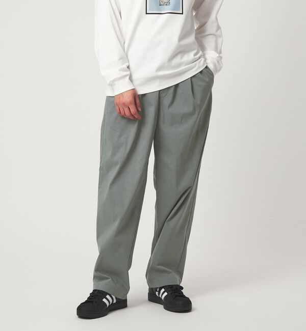 UNITED ARROWS green label relaxing「リネンミックス W4 ワイド イージーパンツ -ストレッチ-」|その他|