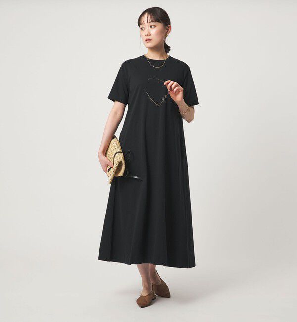 UNITED ARROWS green label relaxing「【別注】＜Champion＞ショートスリーブ フレア Tシャツ ワンピース」|ワンピース|