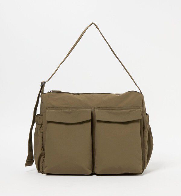 BEAUTY&YOUTH UNITED ARROWS「フロント ダブルポケット ビッグ ショルダーバッグ」|ショルダー・メッセンジャー|