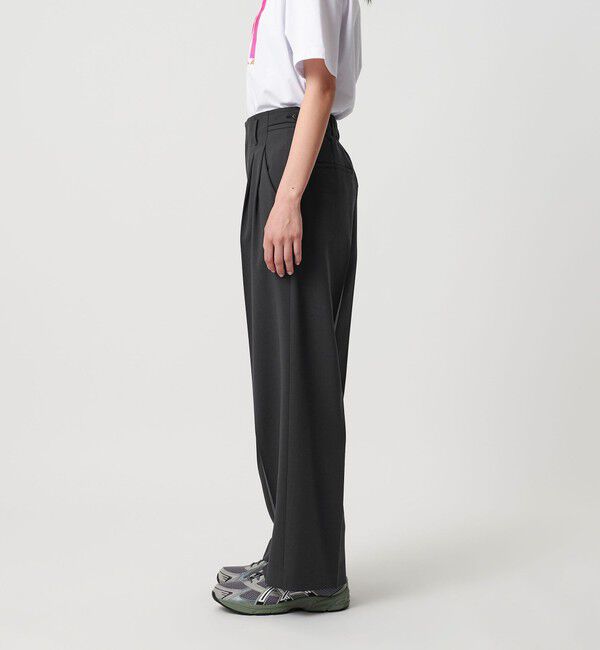 BEAUTY&YOUTH UNITED ARROWS「ポリエステルブレンド ２タック タブワイドパンツ」|その他|