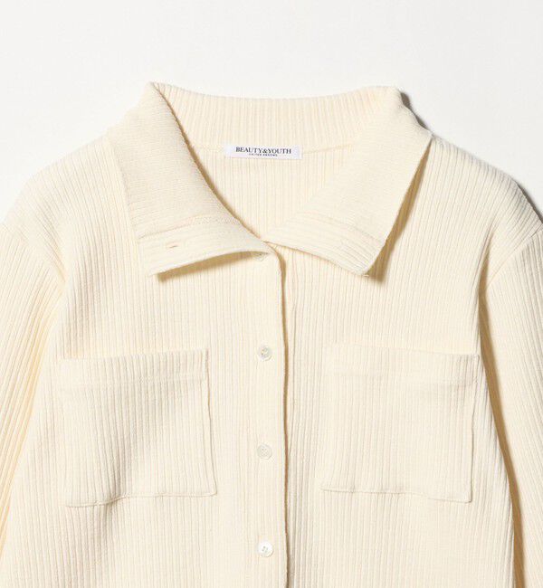 BEAUTY&YOUTH UNITED ARROWS「コットン リブハイネックカーディガン ウォッシャブル」|カーディガン|