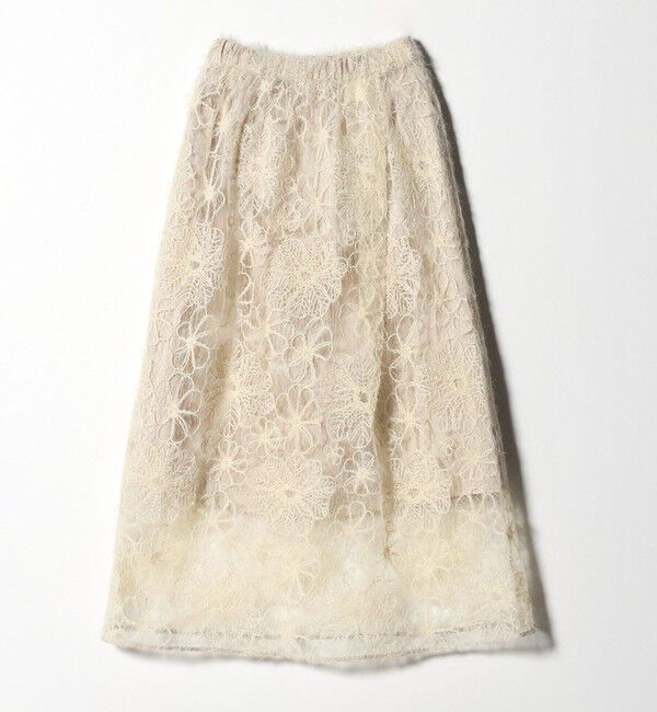 BEAUTY&YOUTH UNITED ARROWS「【WEB限定】エンブロイダリー チュールギャザースカート」|スカート|