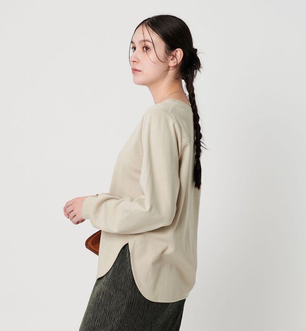 BEAUTY&YOUTH UNITED ARROWS「ポンチ ラウンドヘム カットソー」|Tシャツ・カットソー|