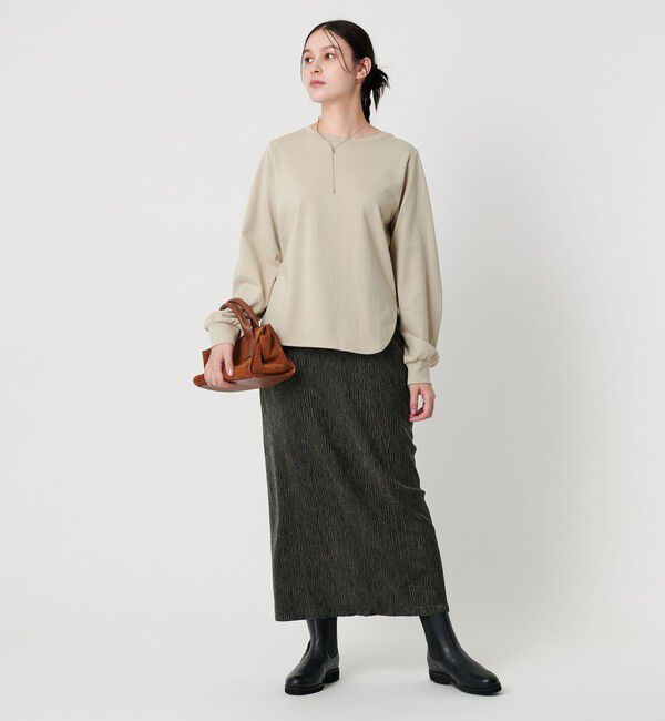 BEAUTY&YOUTH UNITED ARROWS「ポンチ ラウンドヘム カットソー」|Tシャツ・カットソー|