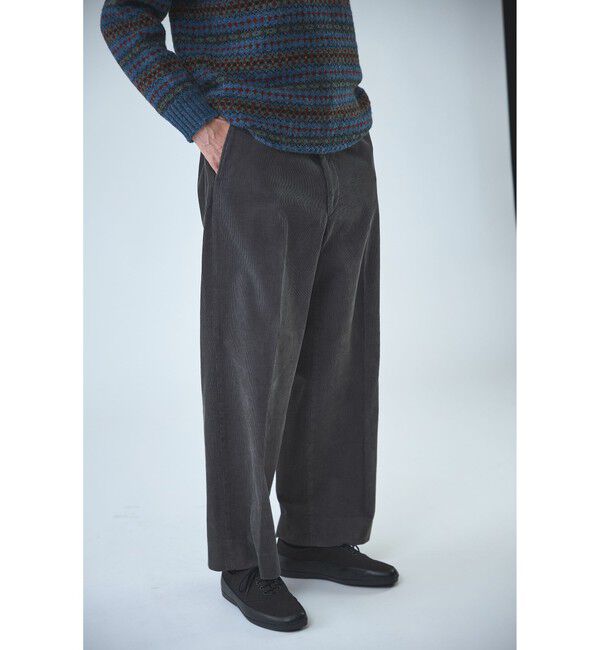 STEVEN ALAN「＜Steven Alan＞ 13W コーデュロイ M1 TYPEII パンツ」|スラックス|DK.GRAY