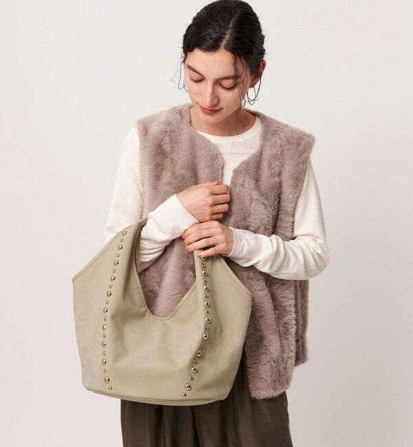 BEAUTY&YOUTH UNITED ARROWS「スタッズ ワンハンドル ショルダーバッグ」|ショルダー・メッセンジャー|