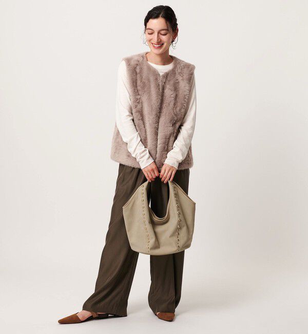 BEAUTY&YOUTH UNITED ARROWS「スタッズ ワンハンドル ショルダーバッグ」|ショルダー・メッセンジャー|